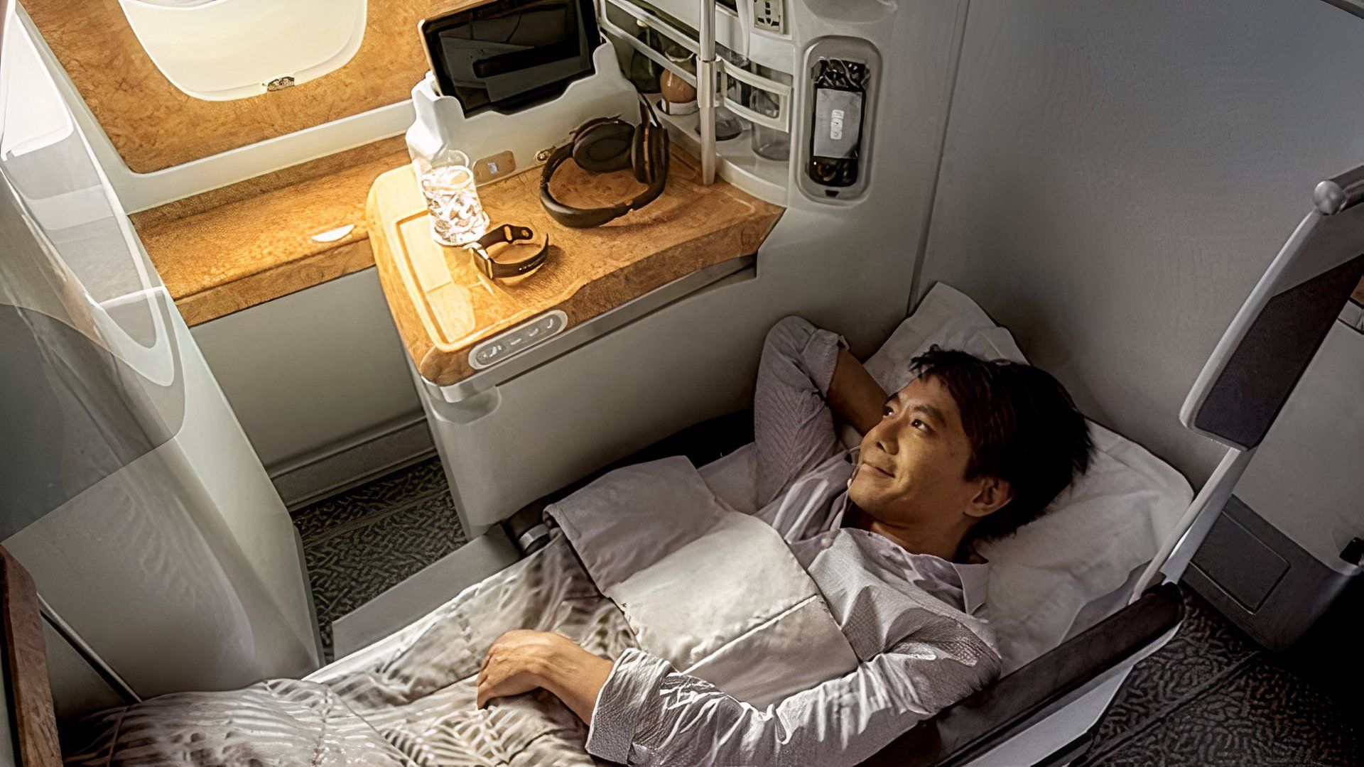 Emirates Airbus A380 Business