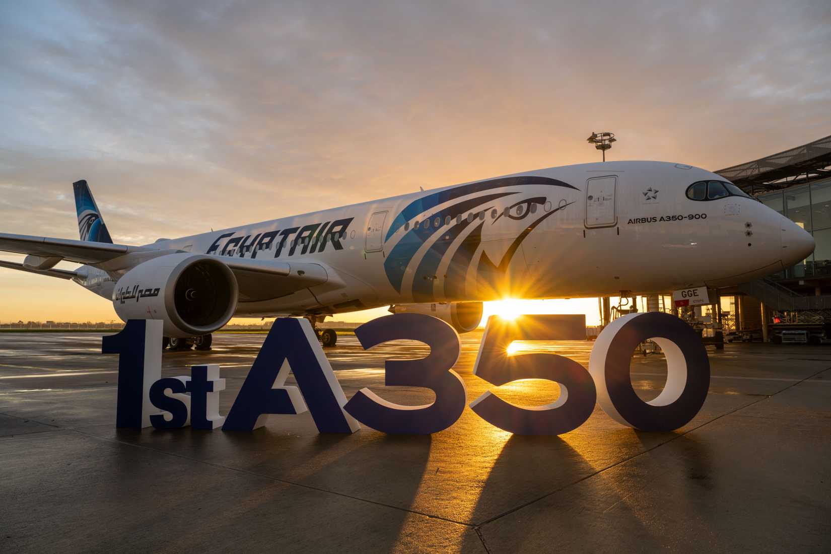 First delivery of Airbus A350-900 to Egypt Air