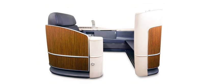 Korean Air Kosmo Suite First Class Cabin on Airbus A380