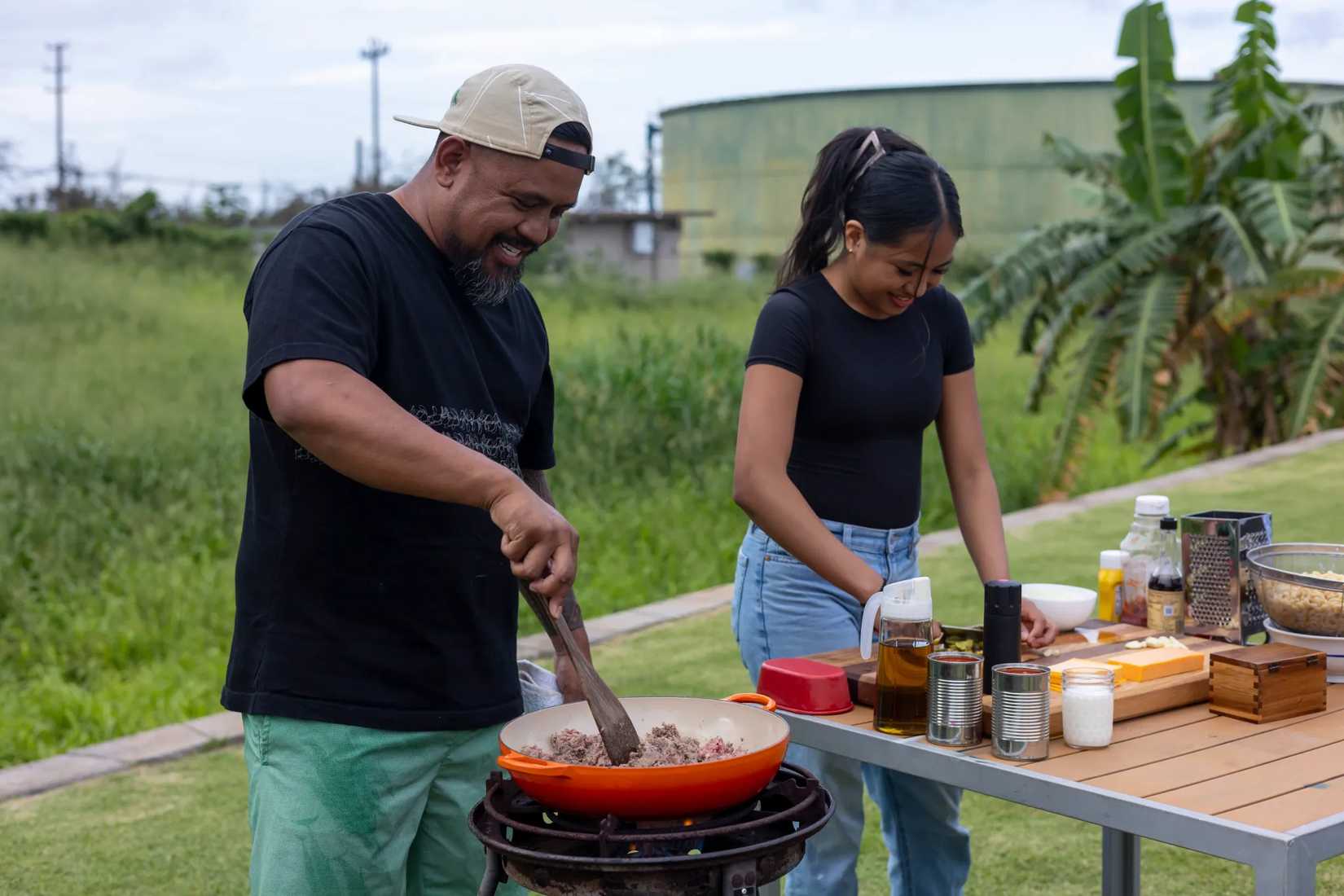 hawaiian airlines chef sheldon cooking