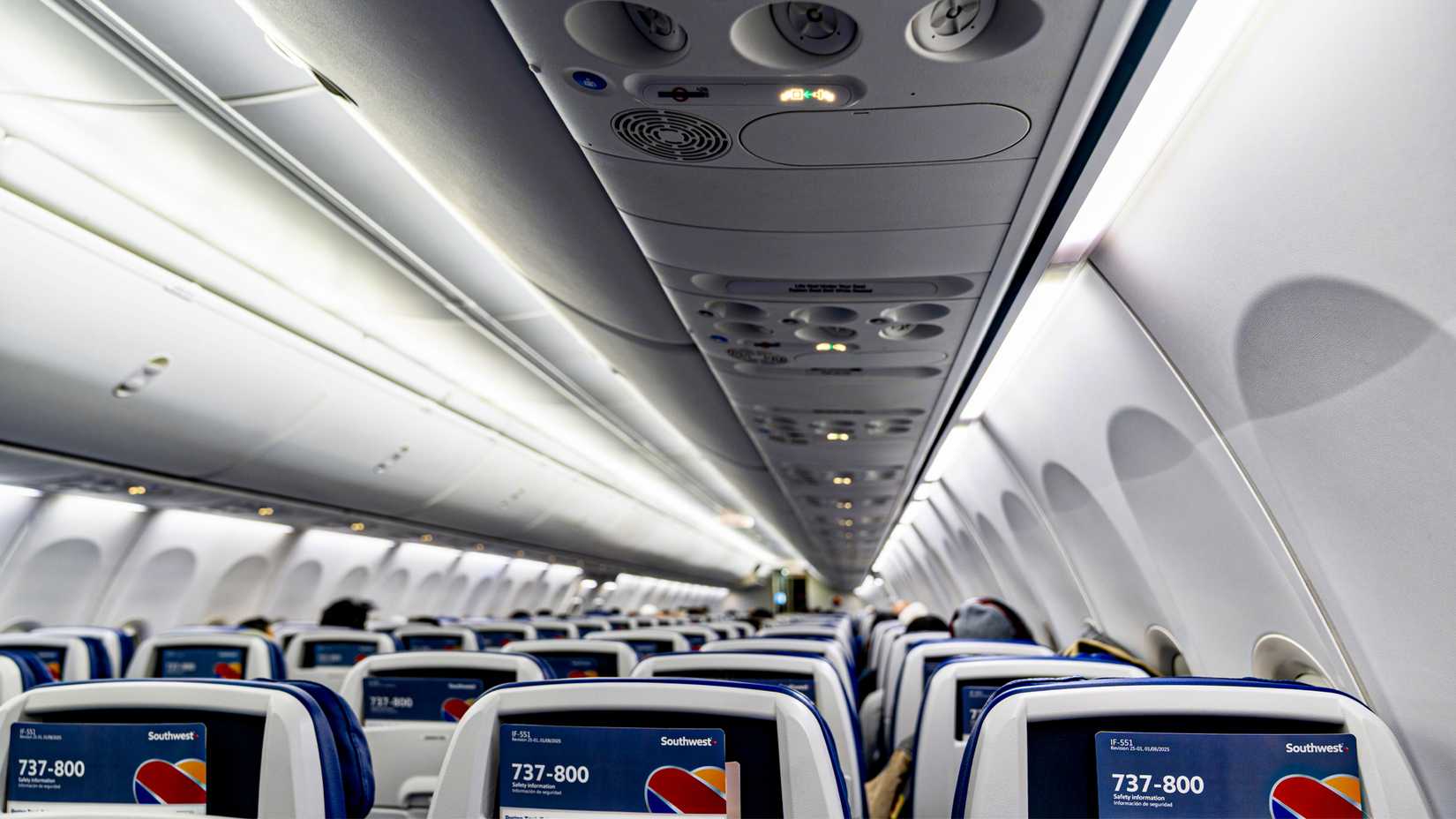 Southwest Airlines Boeing 737 Cabin