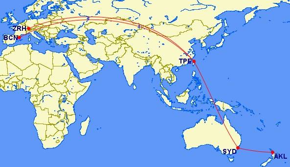 New Starlux routes to Europe and Australia and New Zealand