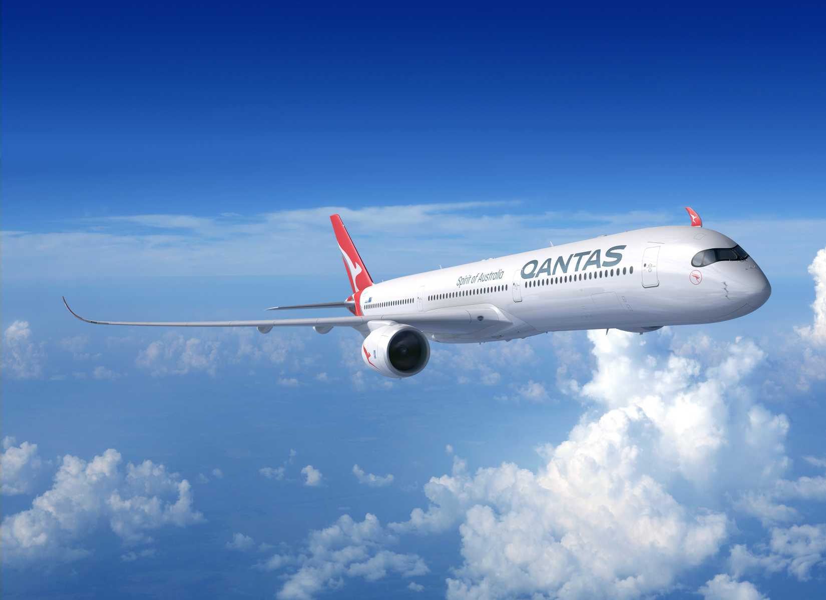 Qantas A350-1000 render