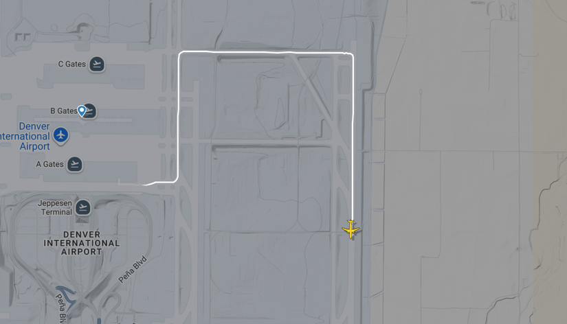 flightradar24 frontier denver