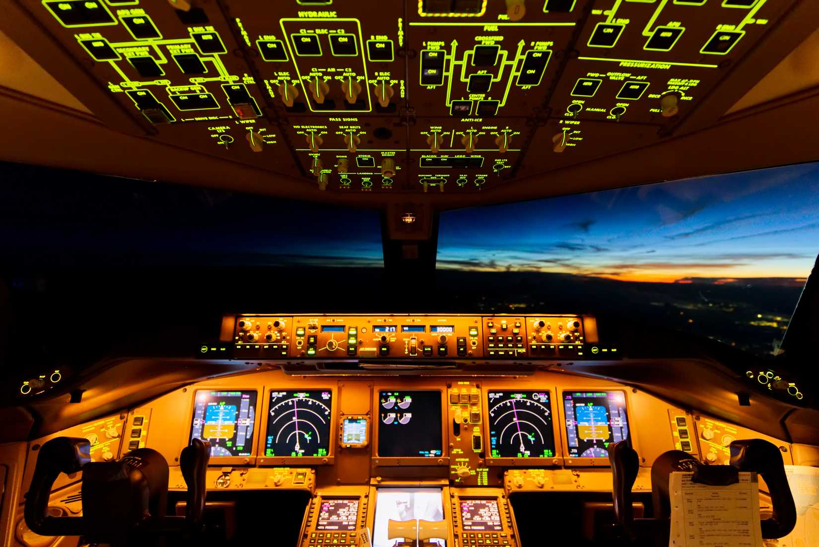 Boeing 777 Flight Deck