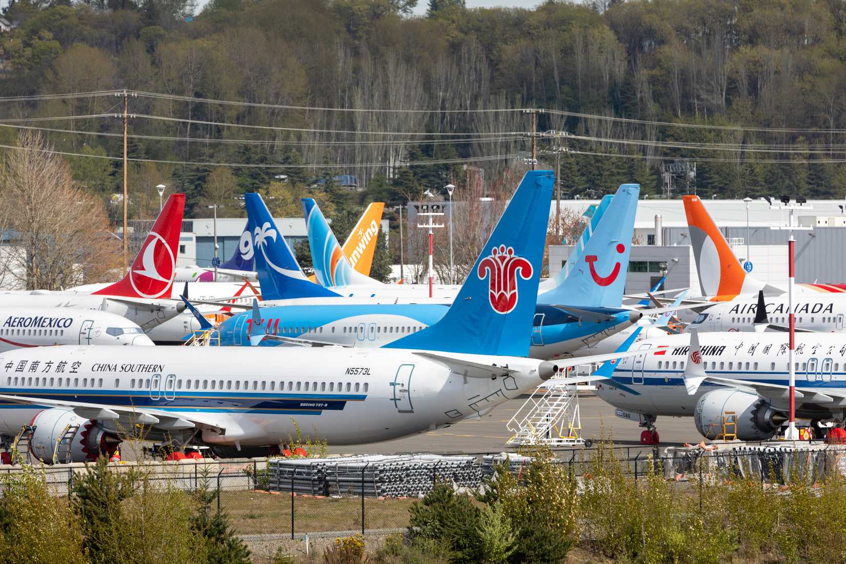 Boeing 737 MAX Aircraft In Storage