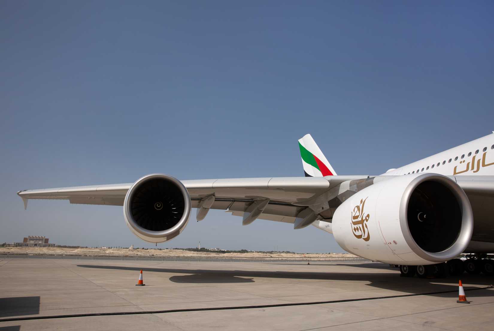 Emirates A380 in Bahrain
