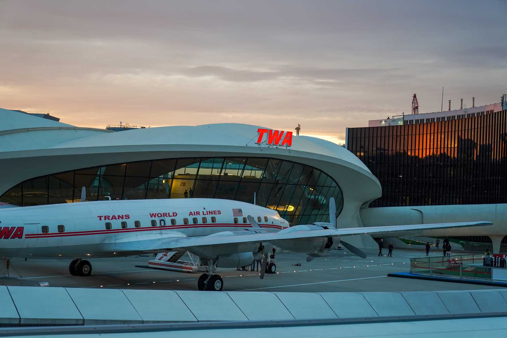 Lockheed Constellation Parked At The TWA Hotel At JFK