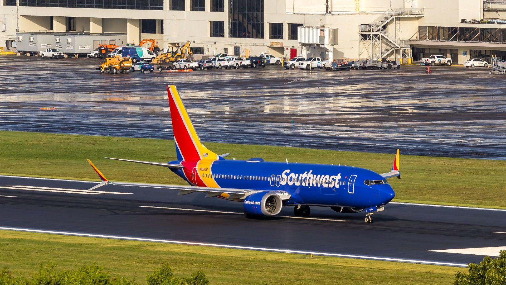 Southwest 737 MAX Taxiing