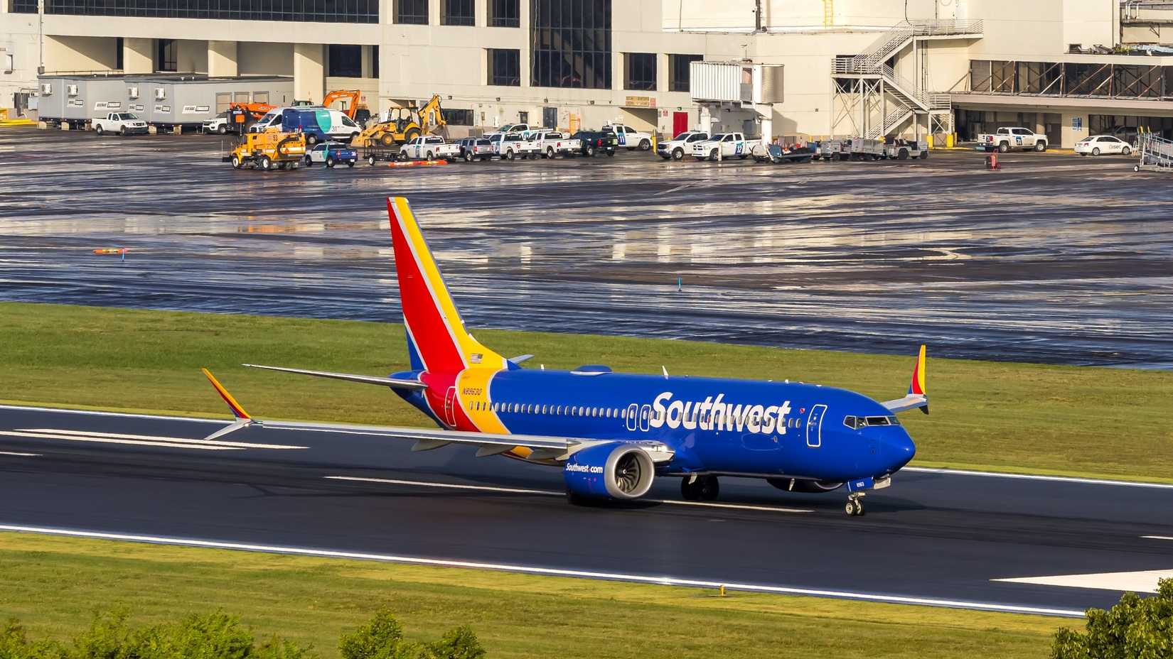 Southwest 737 MAX Taxiing