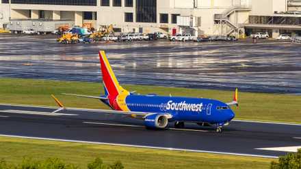 Southwest 737 MAX Taxiing
