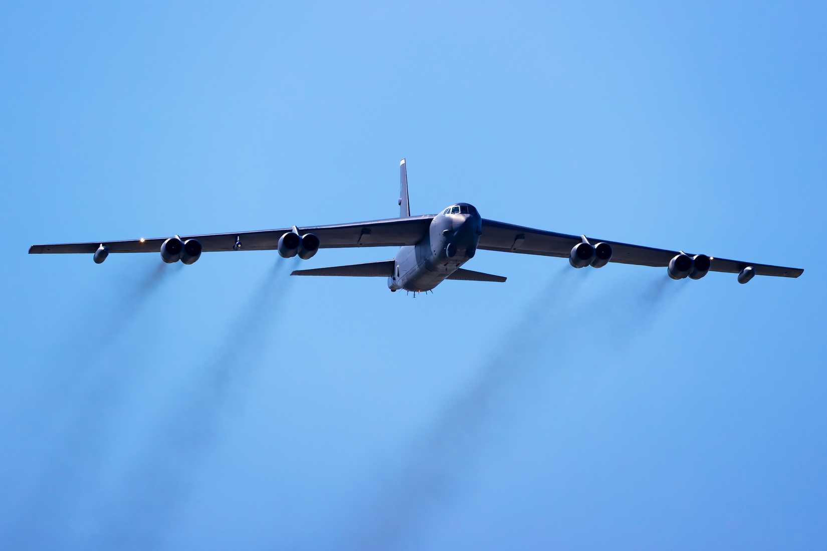 Boeing B-52 Stratofortress In Flight