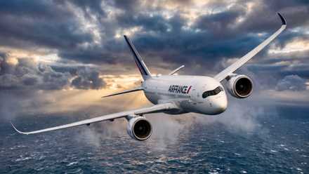 Air France Airbus A350-900 mock up