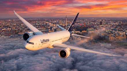 Lufthansa 777X Rendering