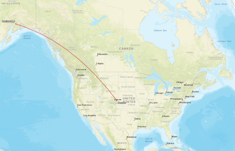 Southwest Denver Anchorage Map