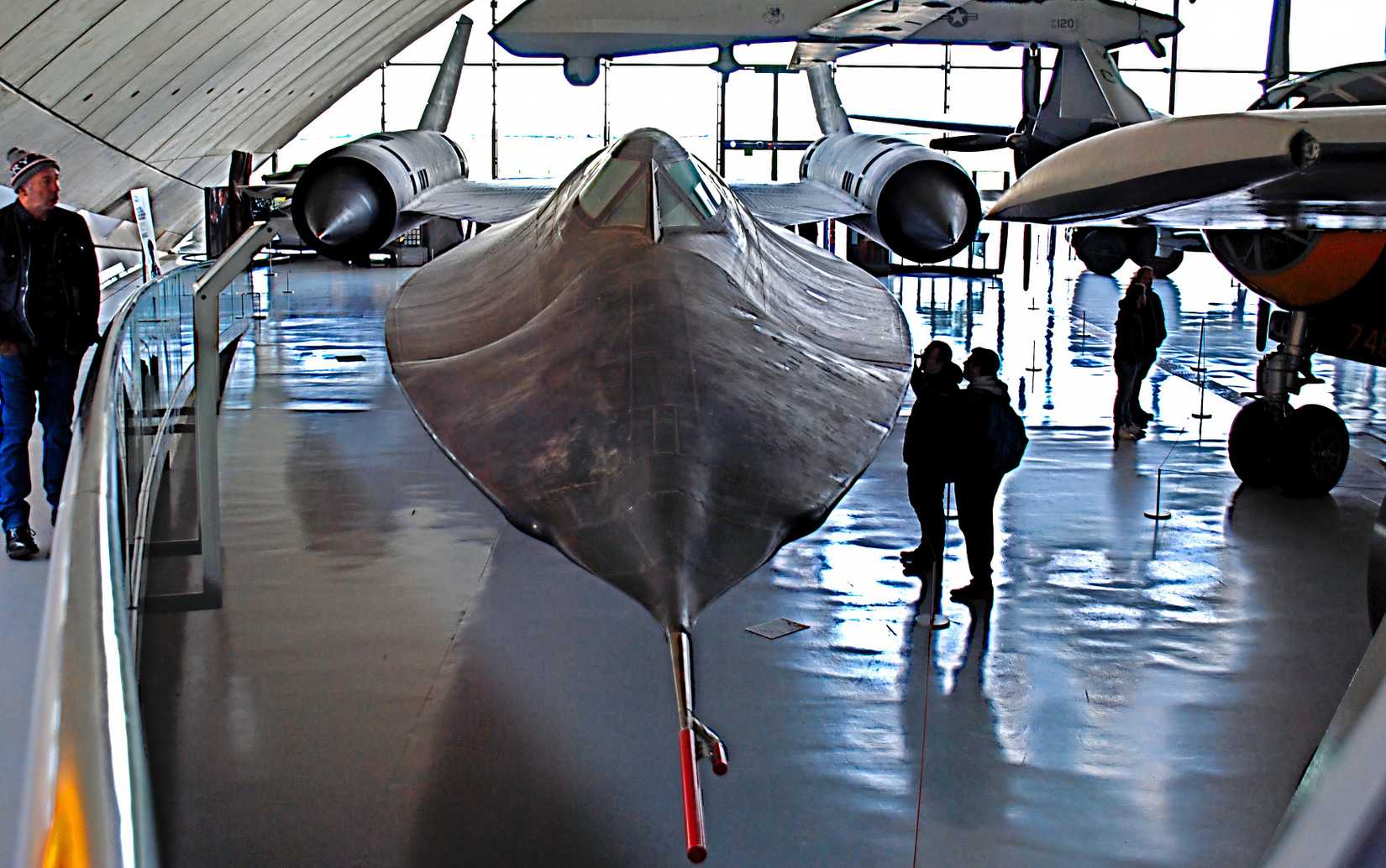 SR-71 Blackbird on display at the Imperial War Museum Duxford