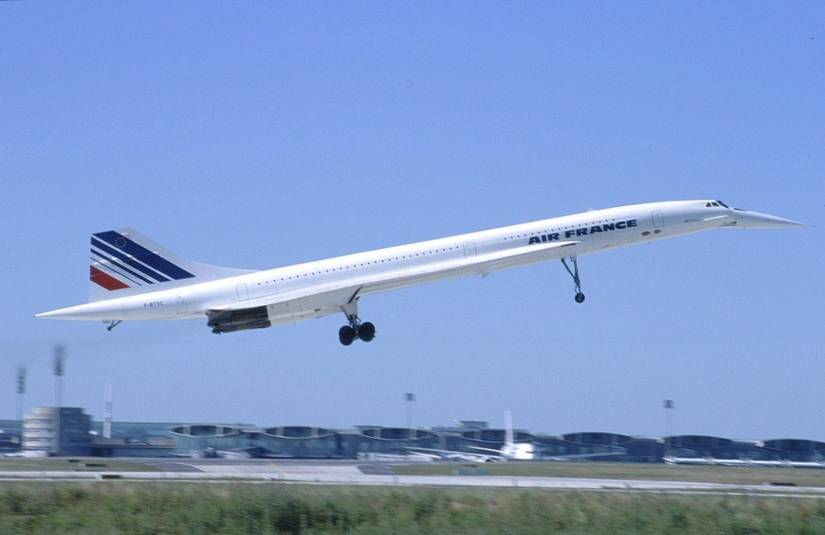 The doomed Concorde of Air France flight 4590.