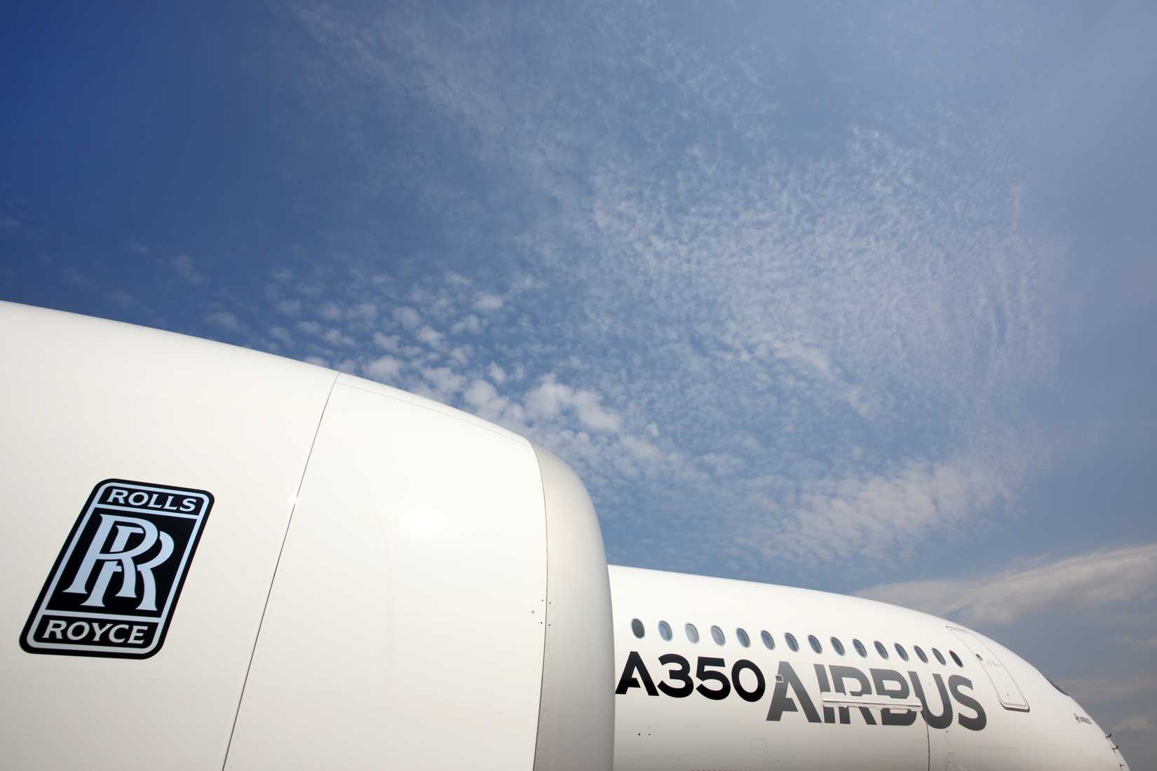 A350 engine close up