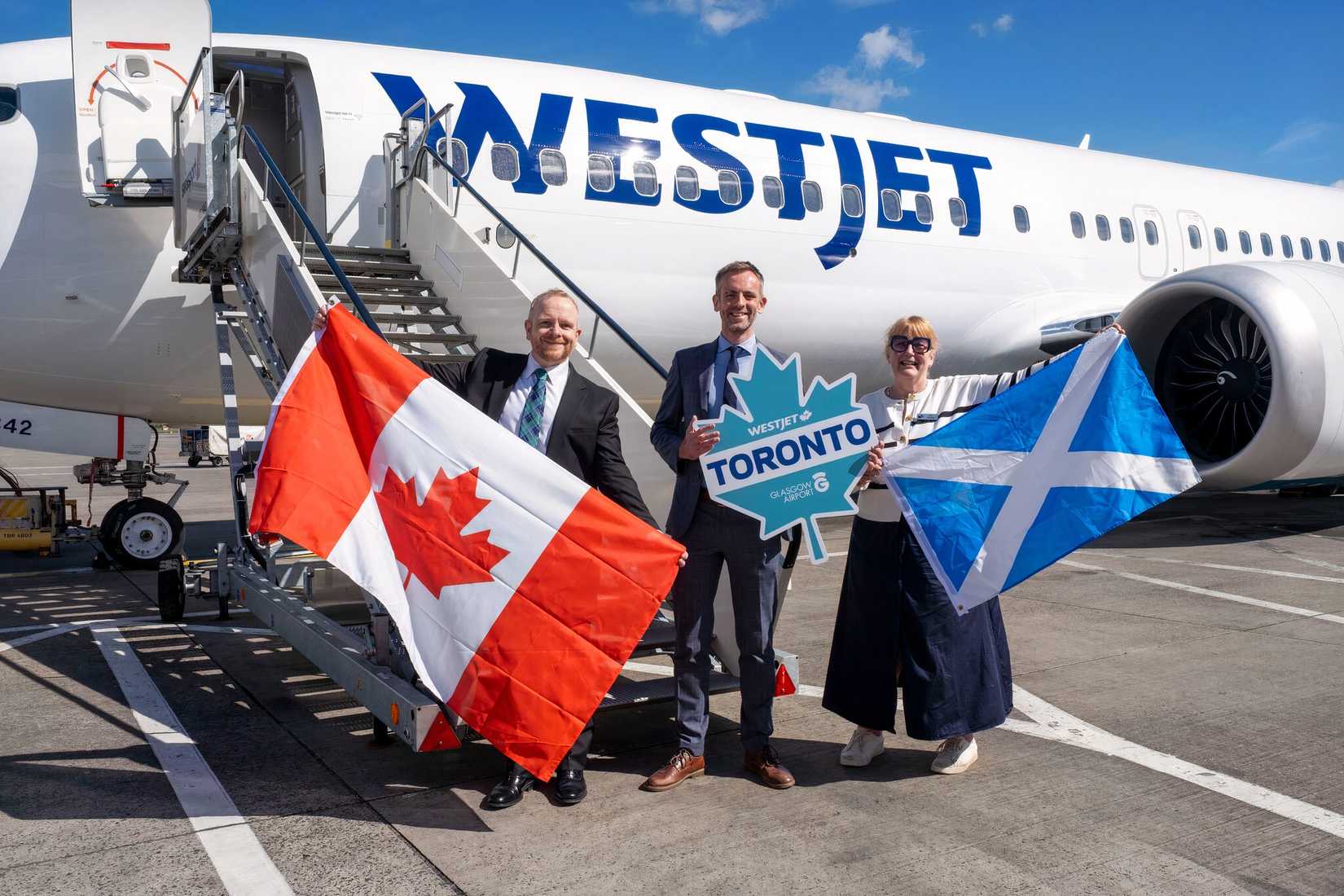 WestJet Toronto to Glasgow relaunch