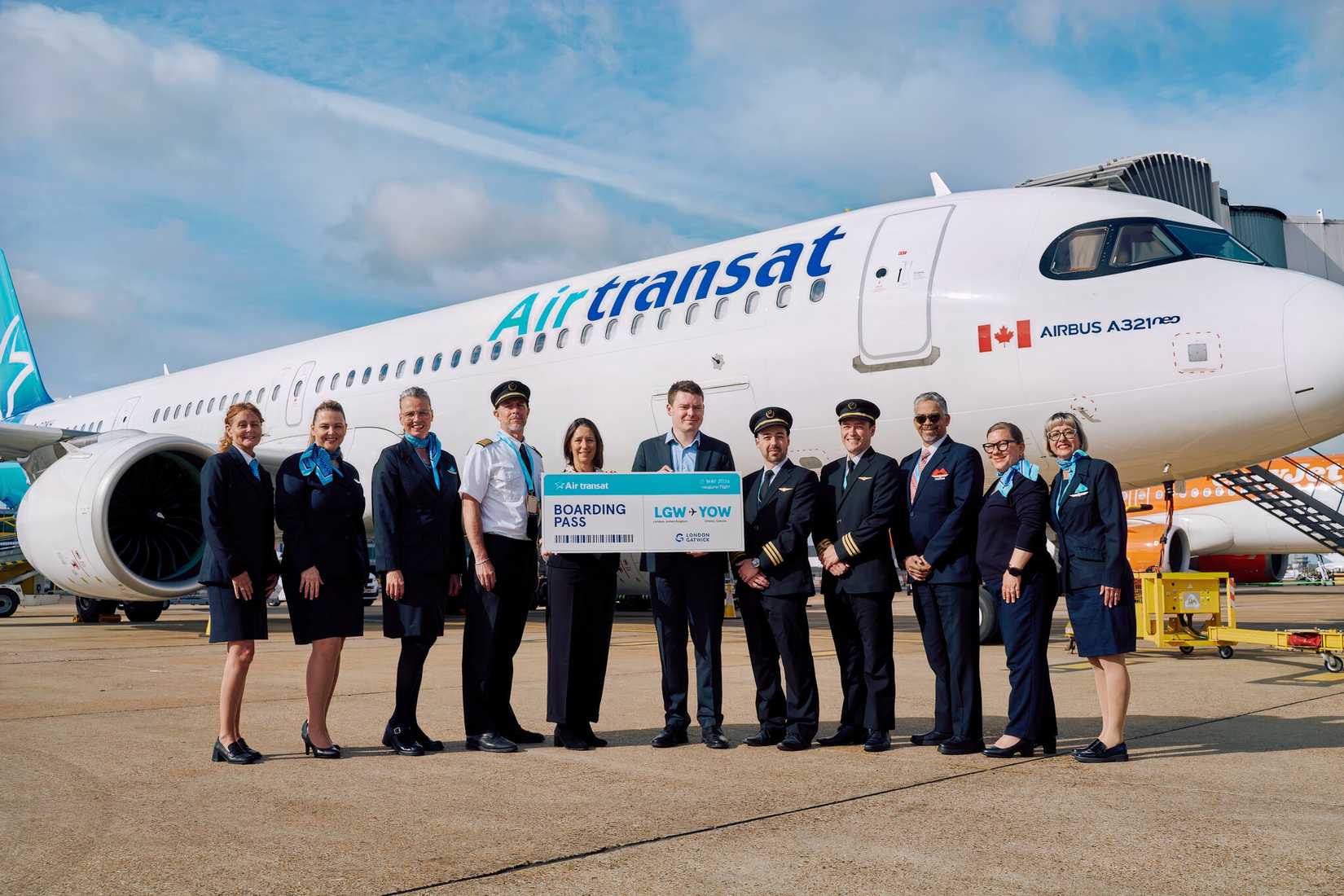 Air Transat Ottawa to London Gatwick