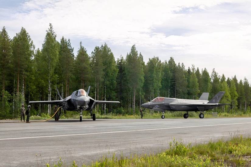 USMC Lockheed Martin F-35B in Finland