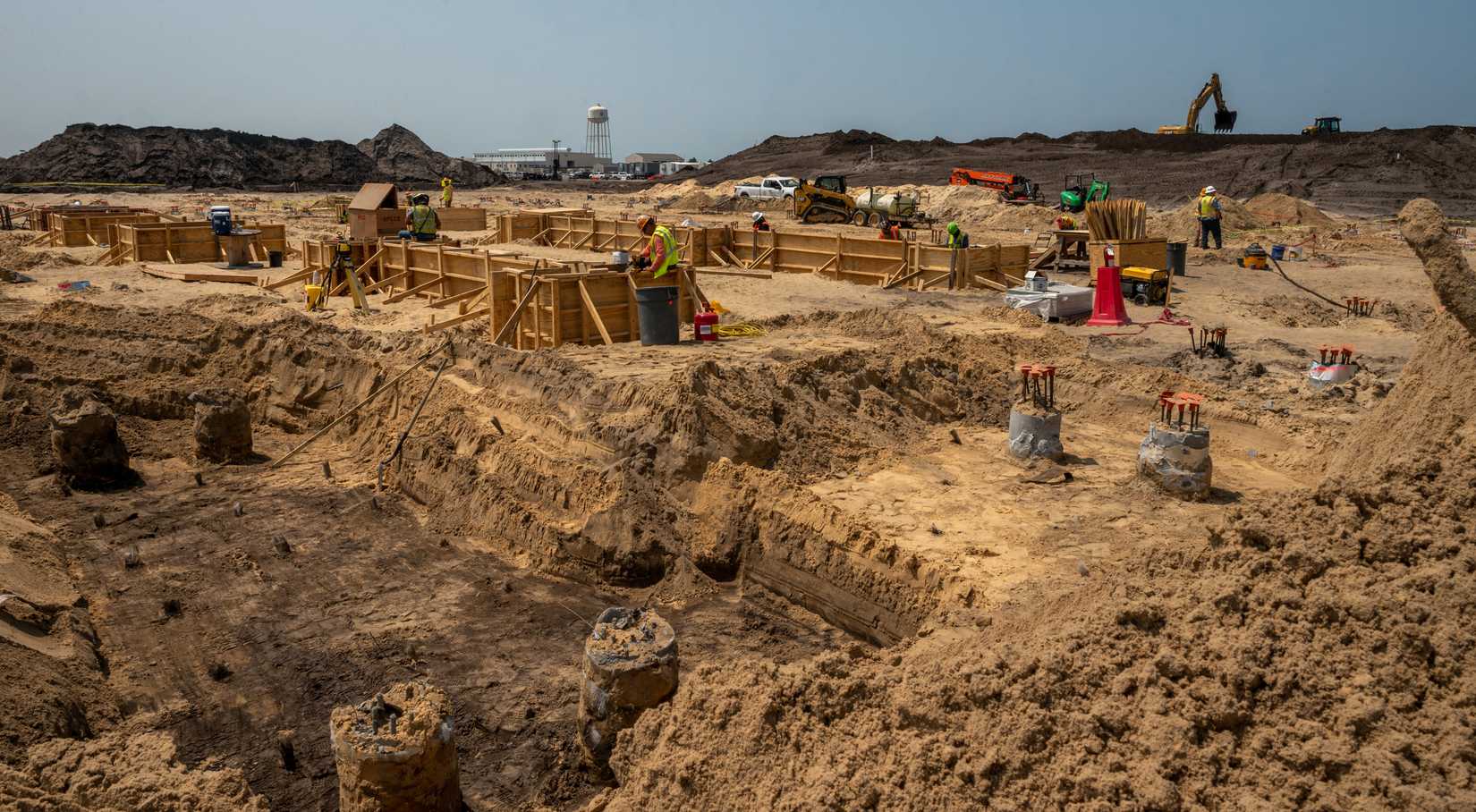 Construction site at Tyndall Air Force Base