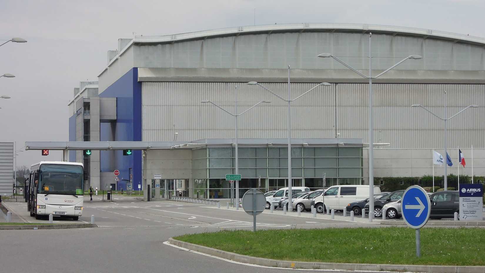 The Jean-Luc Lagardère A380 final assembly plant, Blagnac, Toulouse, France