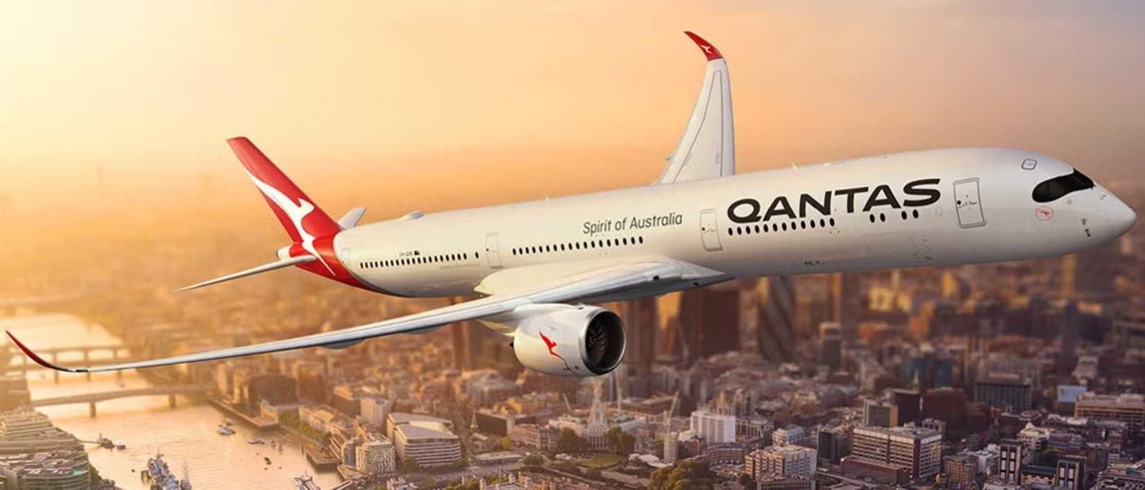 Qantas Airbus A350-1000ULR Rendering