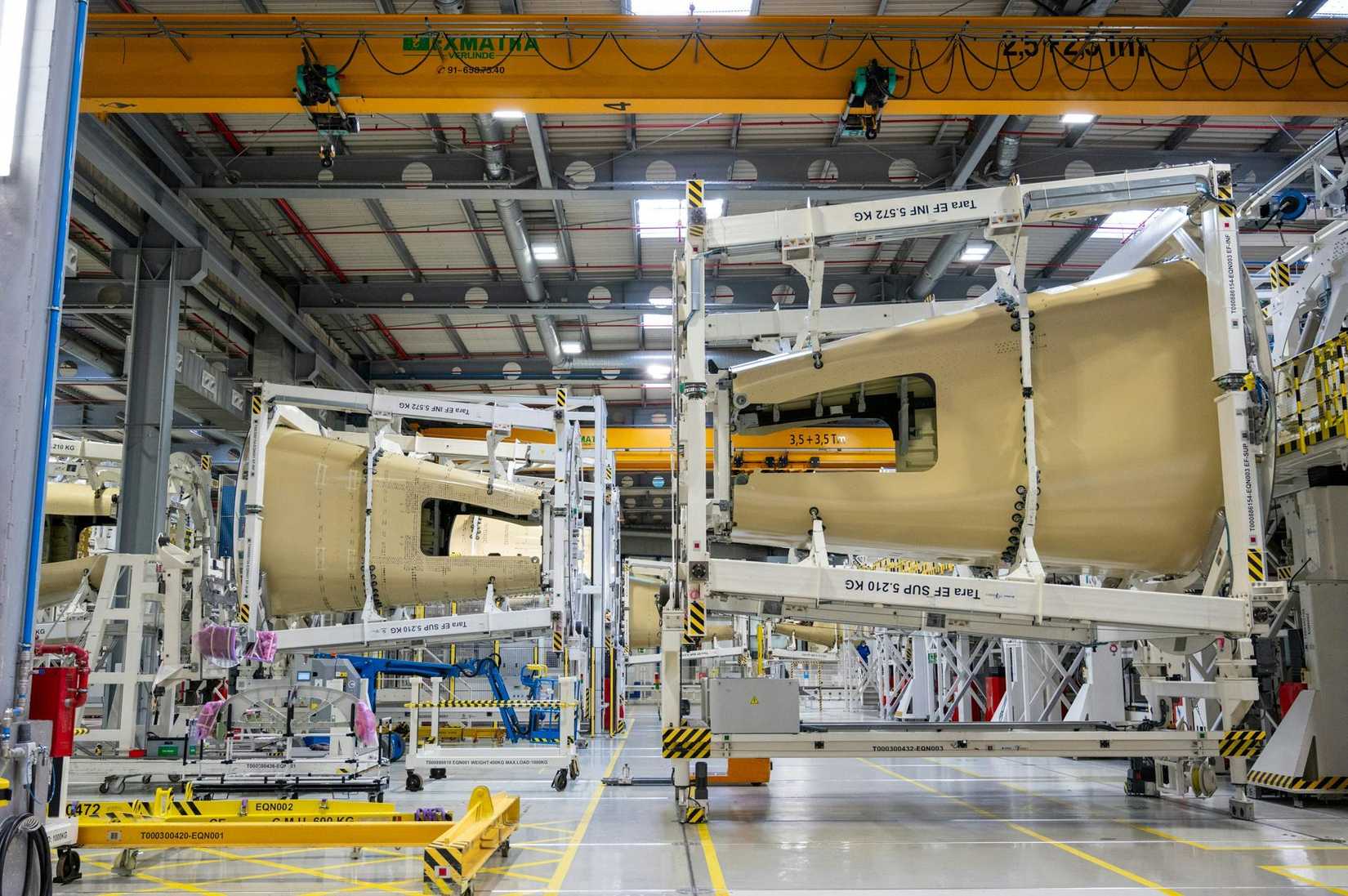 A350 S19 assembly line in Getafe