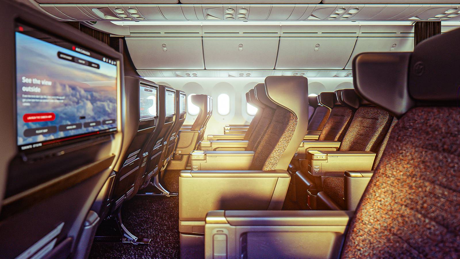 Why Air Canada's 16-Inch Seatback Screens Just Reset The Premium Economy Tech Benchmark