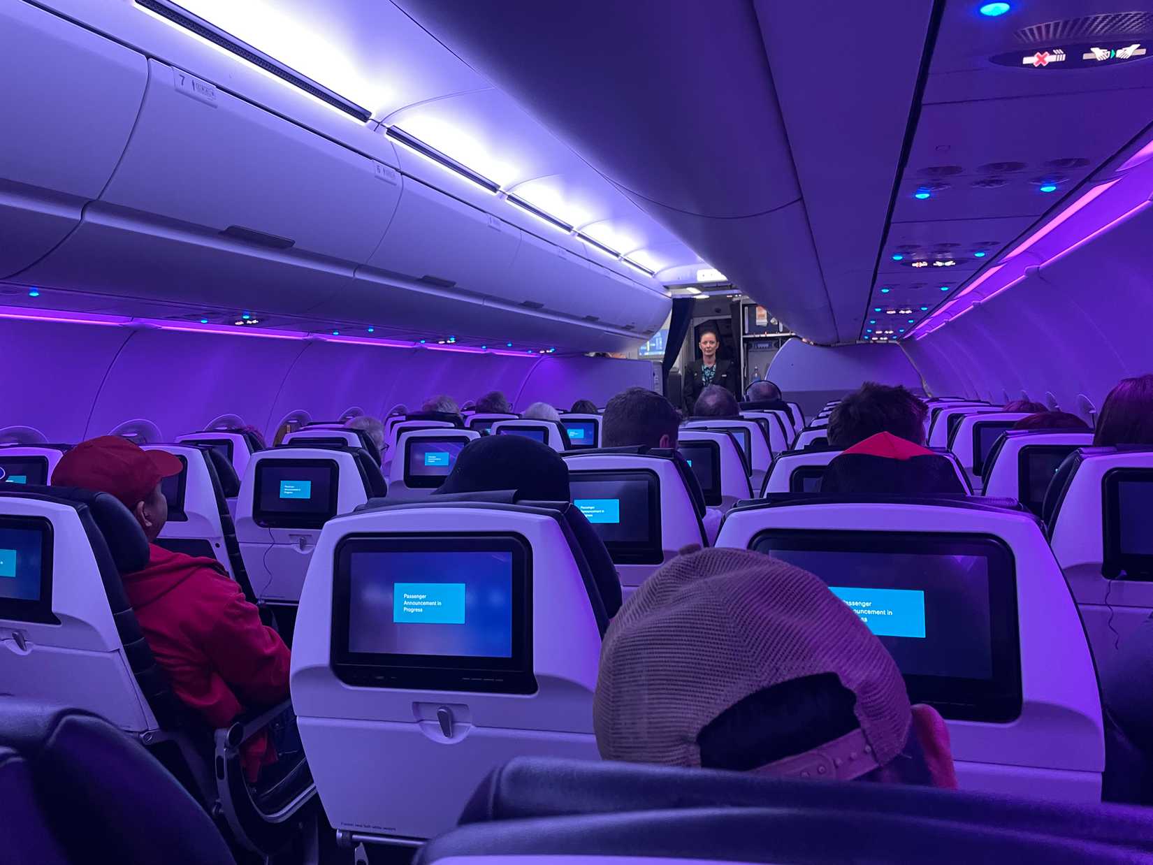 Air New Zealand Airbus A320neo onboard