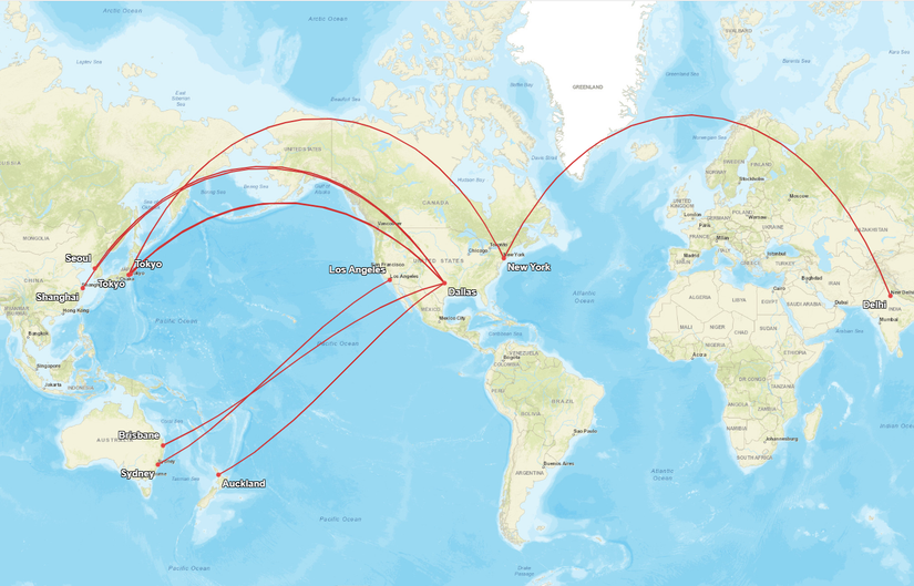 American Airlines Longest Routes