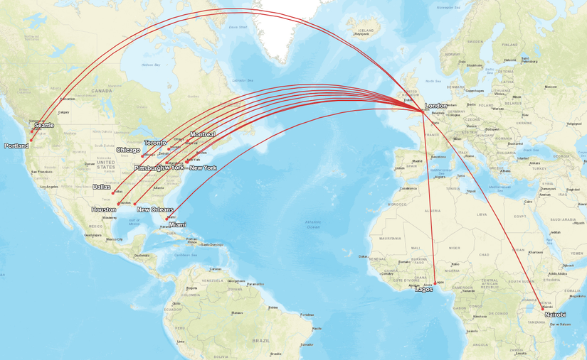 خطوط BA 787-10، الربع الثالث من عام 2026