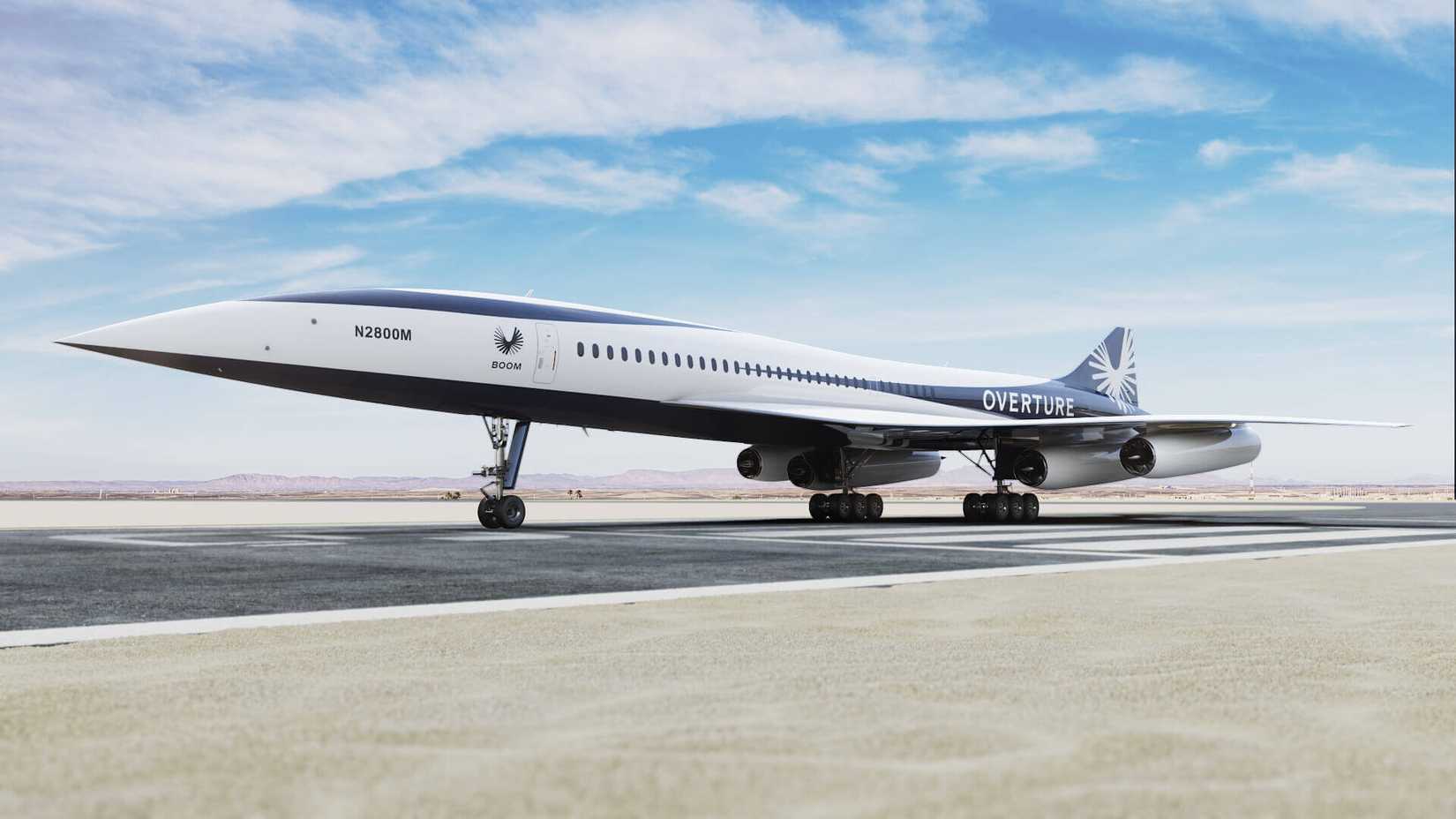 Boom Supersonic Overture SST render.