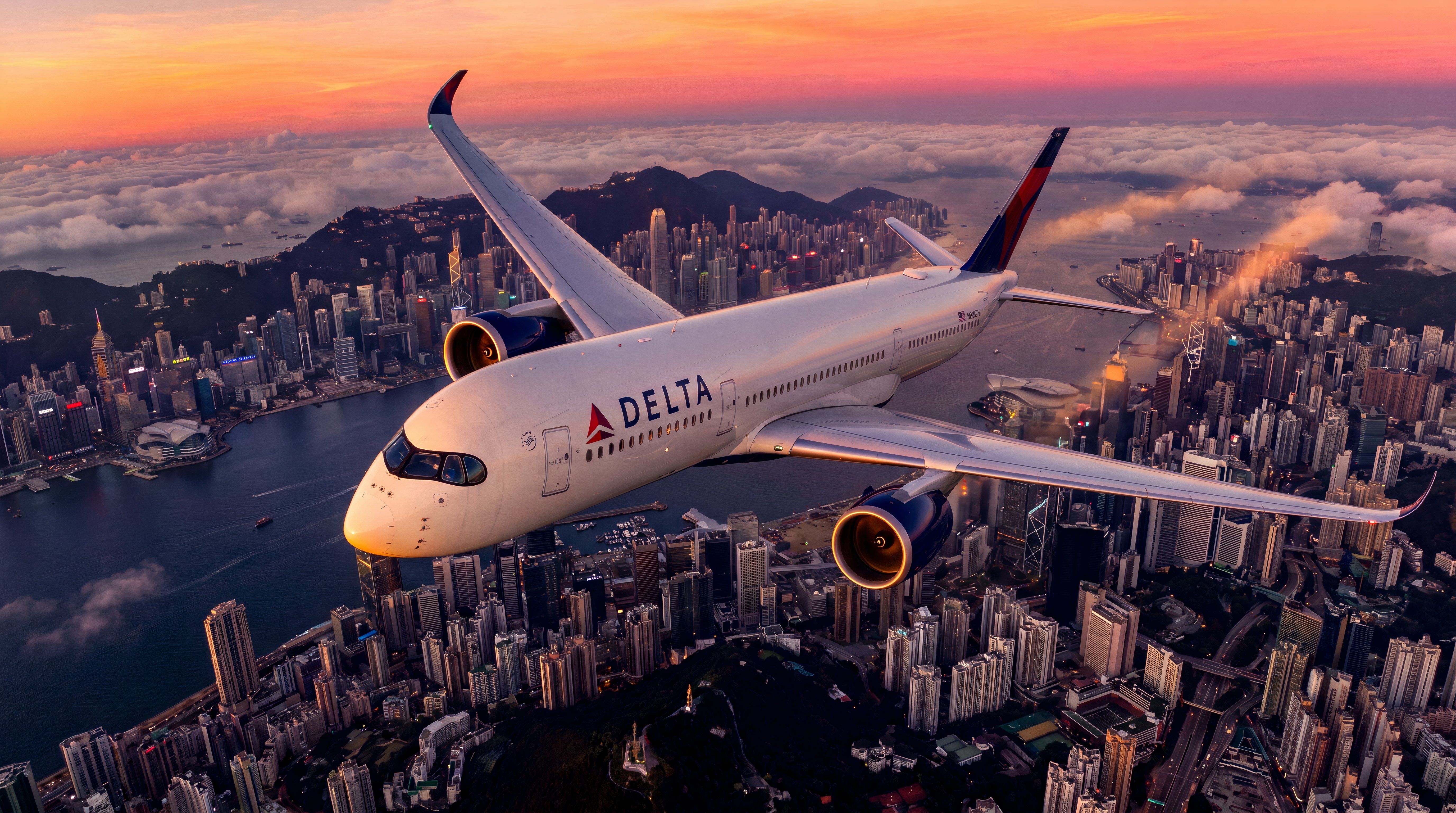 Delta Air Lines A350-900 mock up