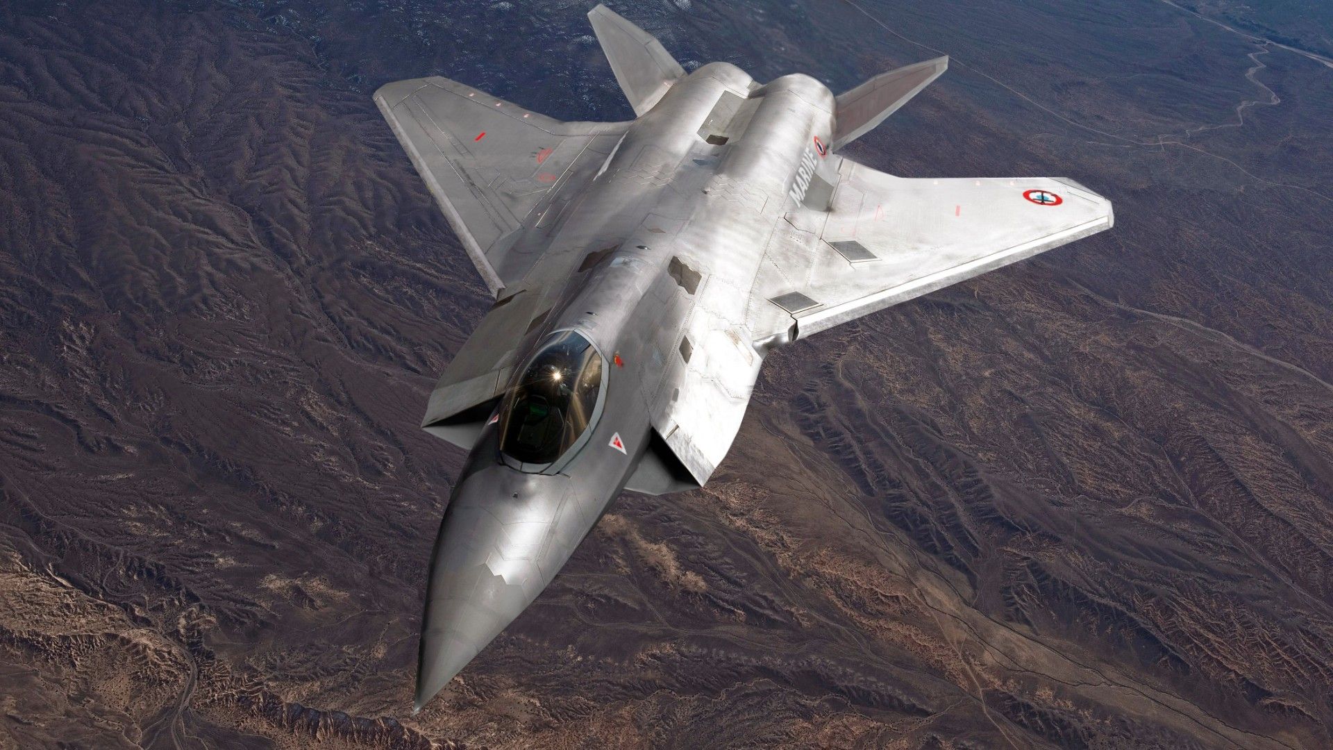 Depiction of the New Generation Fighter, a component of the Future Combat Air System.
