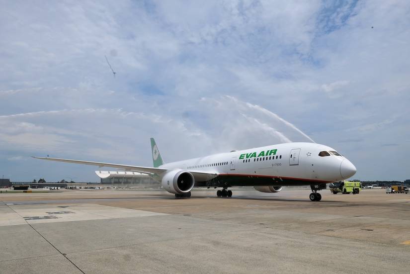 EVA Air Washington Arrival