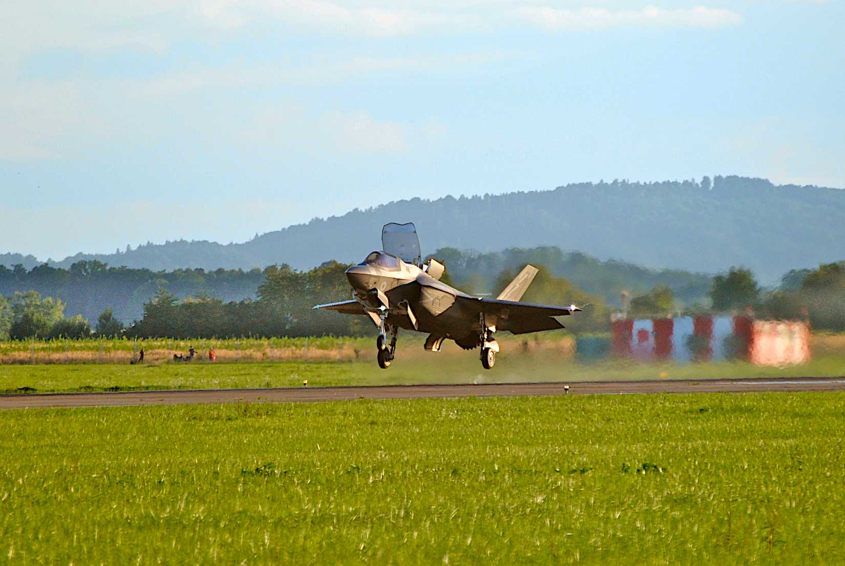 f35b landing at NATO Days, Ostrava, 2023