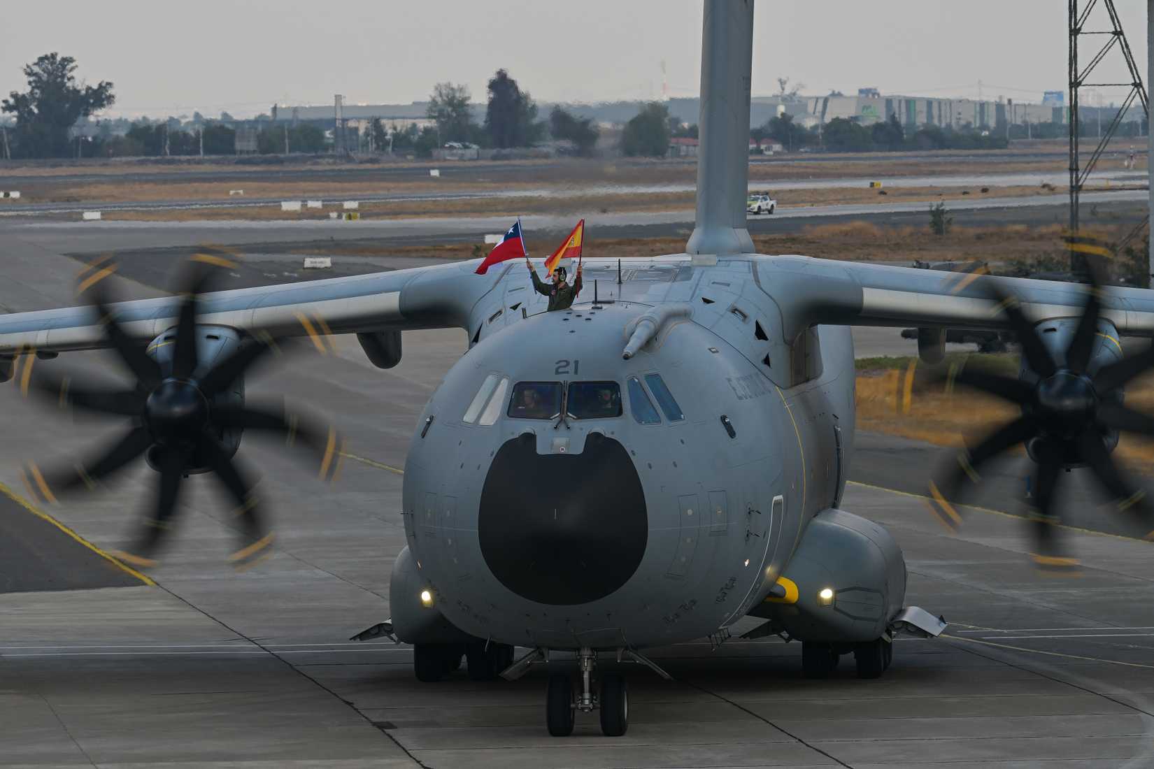 FIDAE 2026 - Day 4 - A400M Flight display