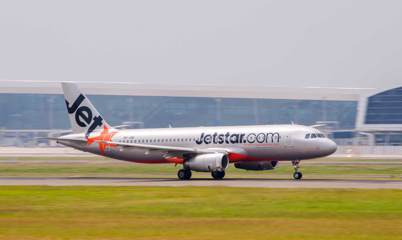 Jetstar Take-off at Soekarno-Hatta International.