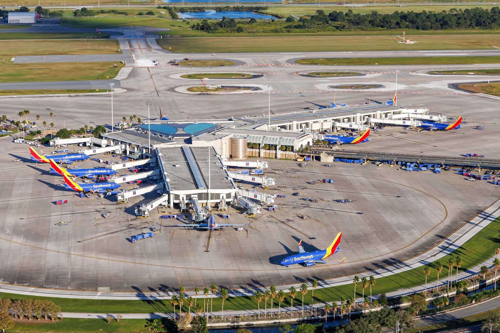 Orlando Airport (MCO) satellite Southwest Airlines