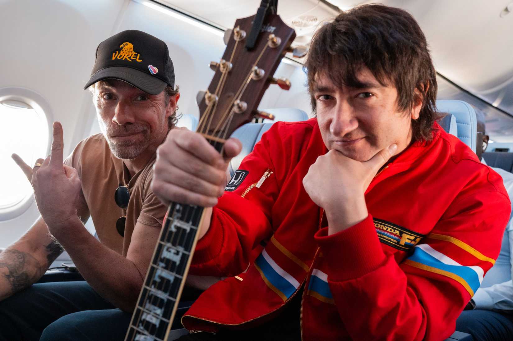 Plain White T's On Southwest Airlines Closeup
