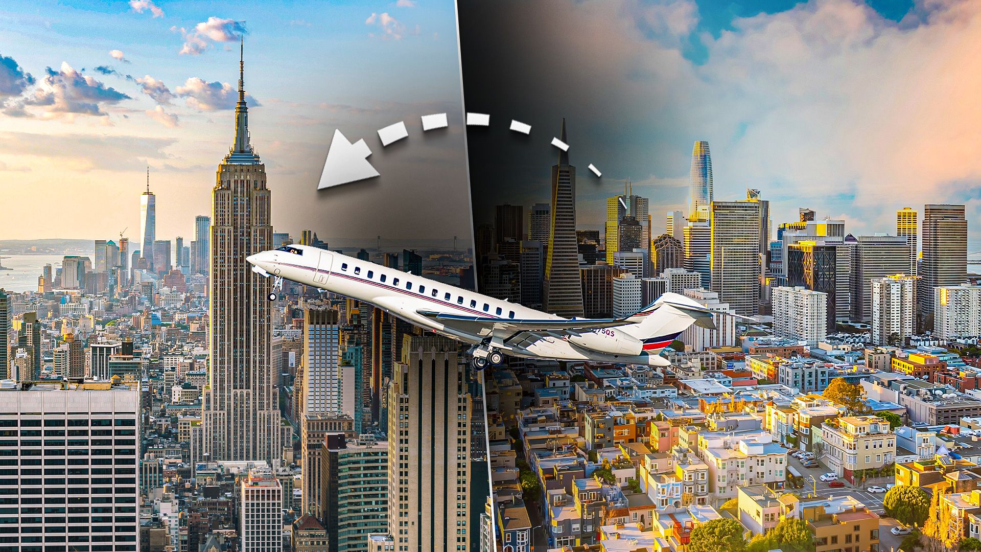 Here's How Much A Private Jet Charter From San Francisco To New York Actually Costs In 2026