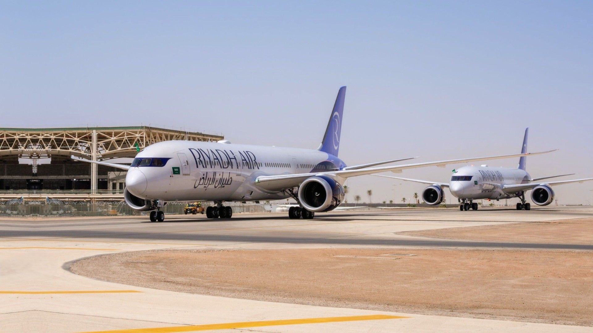 Riyadh Air Boeing 787-9s taxiing