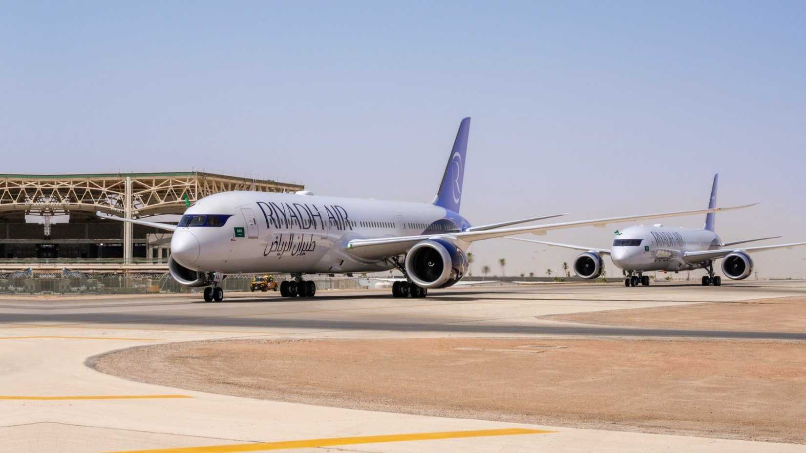Riyadh Air Boeing 787-9s taxiing