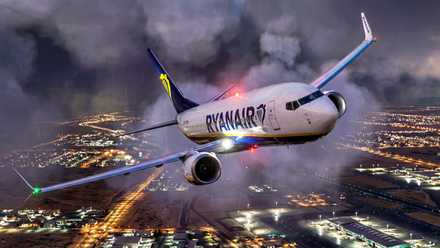 Ryanair Boeing 737 MAX 8-200 mock up