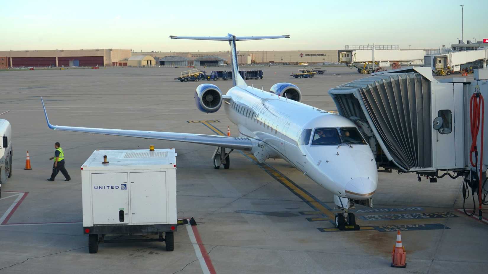 United Express ERJ145 Parked