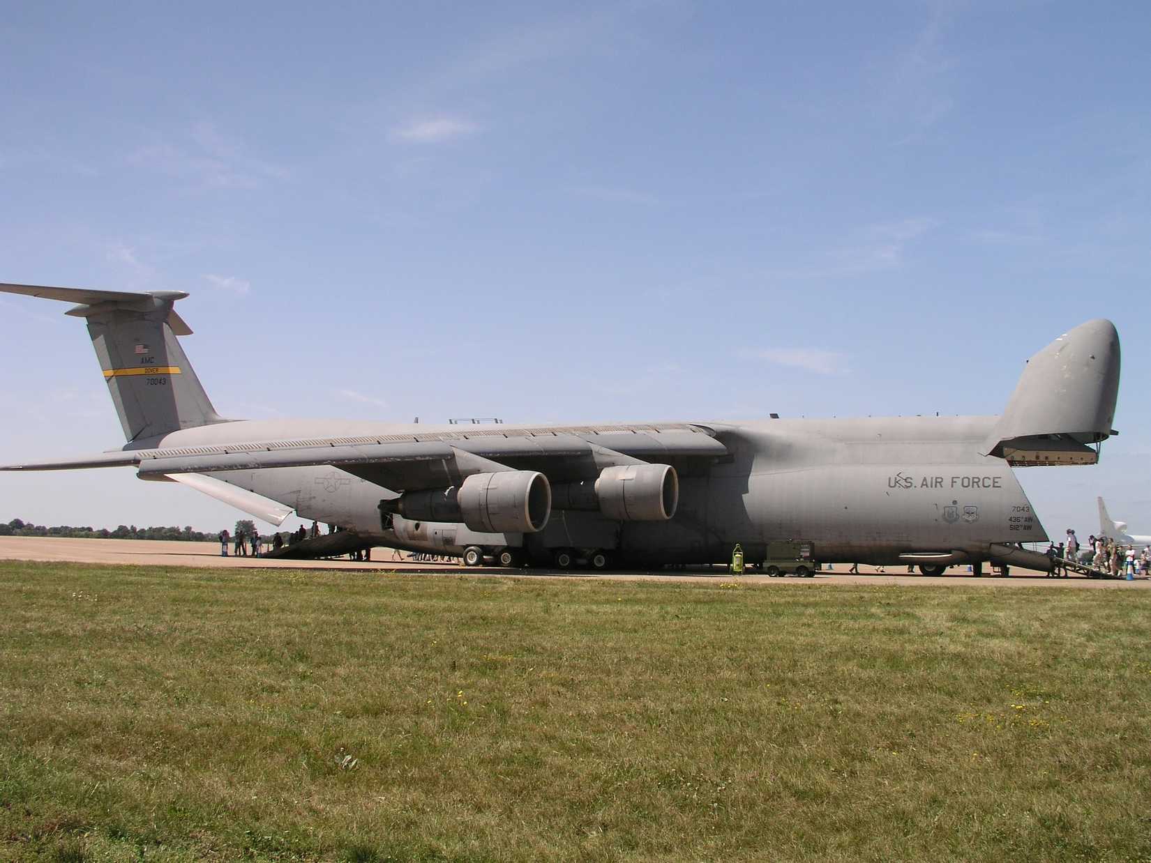 USAF Lockheed C-5B Galaxy in Royal International Air Tattoo(RIAT) 2005