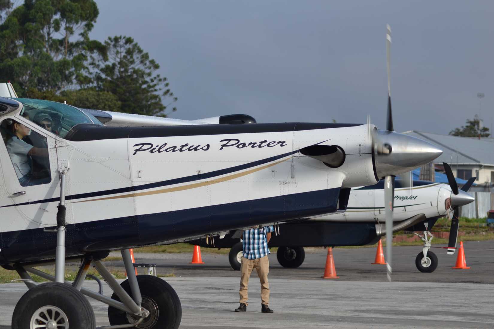 pilatus pc-6 parked