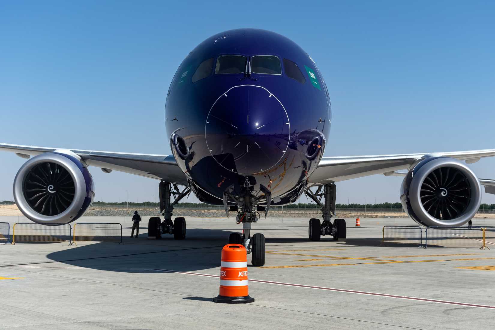 Riyadh Air 787 front
